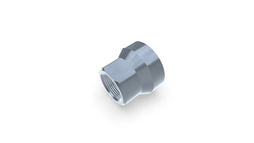 Adaptor piece / sleeve female 2-GE to female thread 3/8"