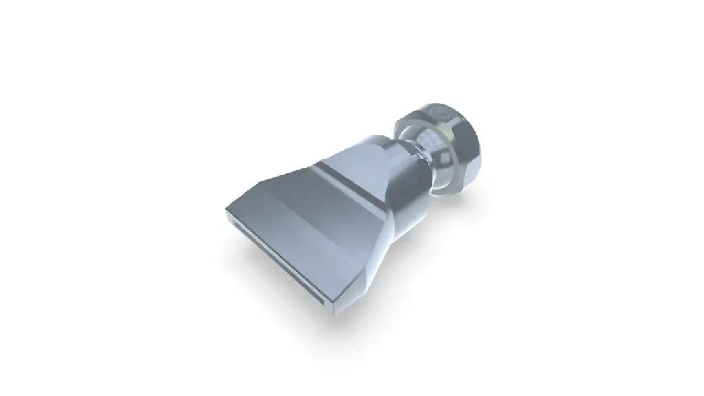Flat nozzle broadly with slit 35x2,2mm straight jet