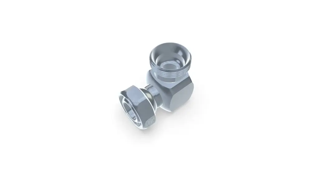 Elbow piece 90° movable