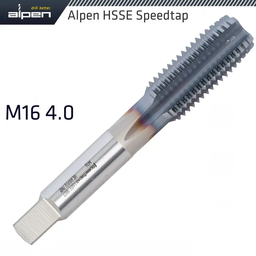"HSSE-PM105 SPEEDTAP 4.0 G 1/4"", 53HRC, works staard, C, 6HX, straight fluted, TICN