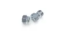 Intermediate element with fixed position (quick coupling)