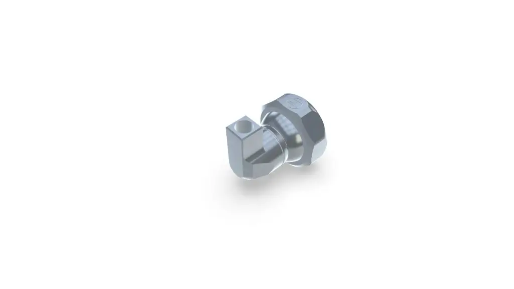 Boquilla de 90° con orificio de perforación de 1xØ6 mm
