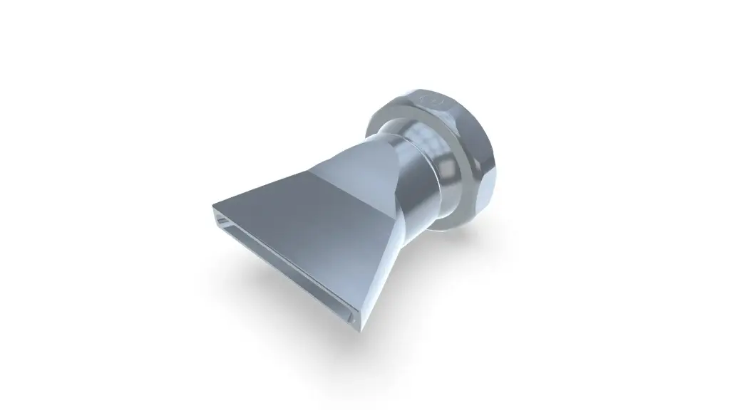 Boquilla plana ancha con ranura de 45x4,2mm chorro disperso