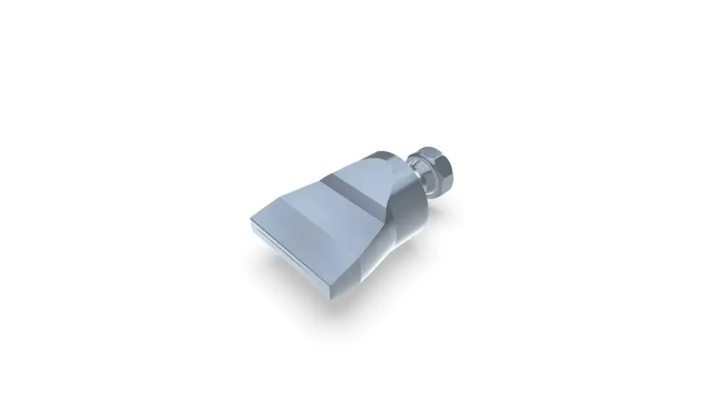 Boquilla plana ancha con ranura de 28x0,4mm chorro recto 