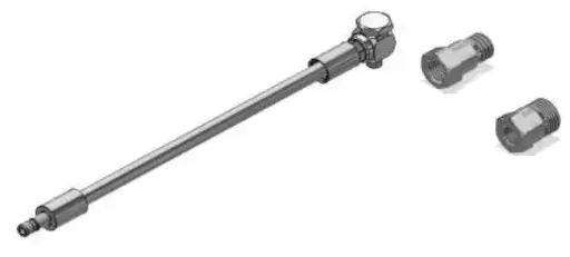 [104190] Manguera 90º M5 macho/plug, 400mm MiniPlug2